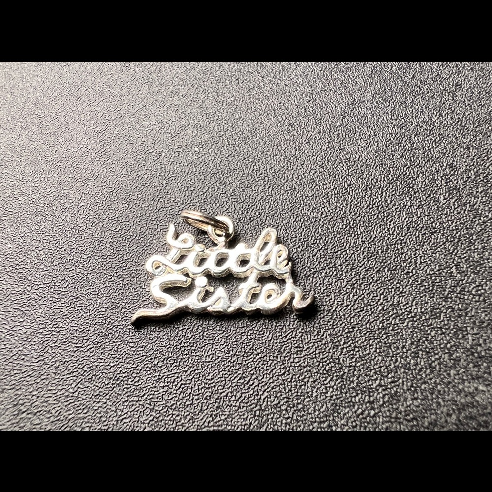 Little Sister Silver Charm